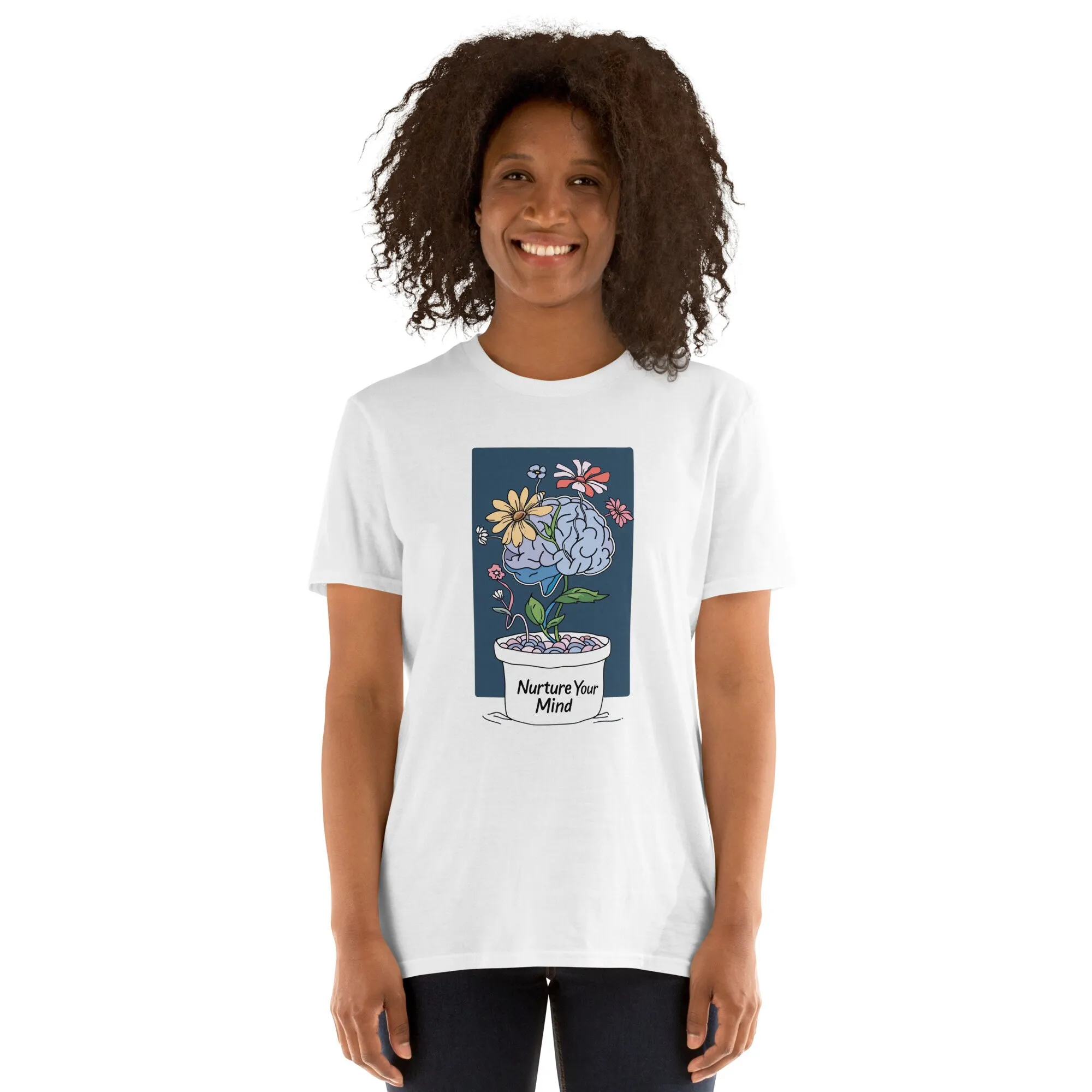 Health Wellness Mental Health - Kaos Nurture Your Mind Pakaian Kasual