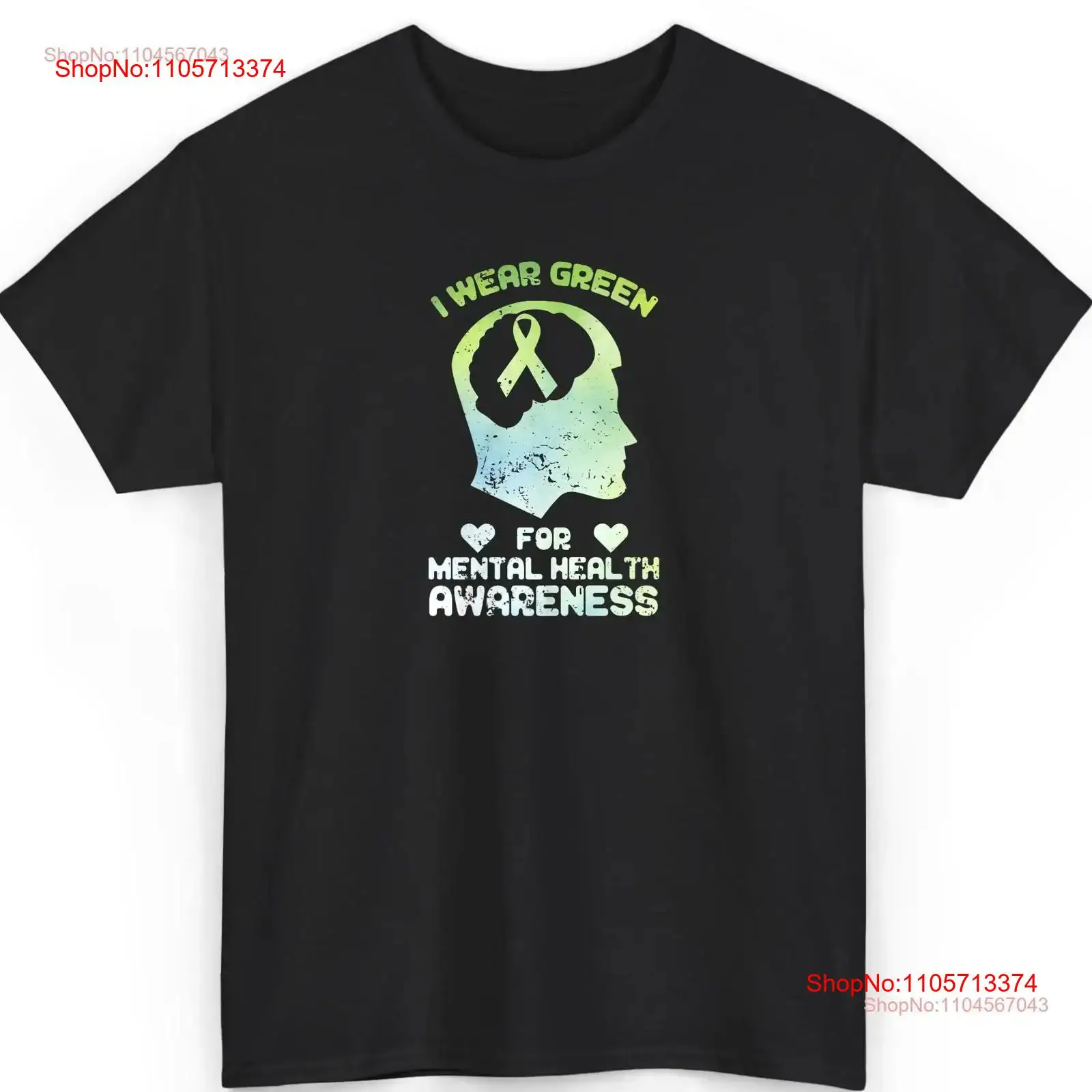 Health Wellness Mental Health - Kaos Kesadaran Kesehatan Mental Saya Memakai