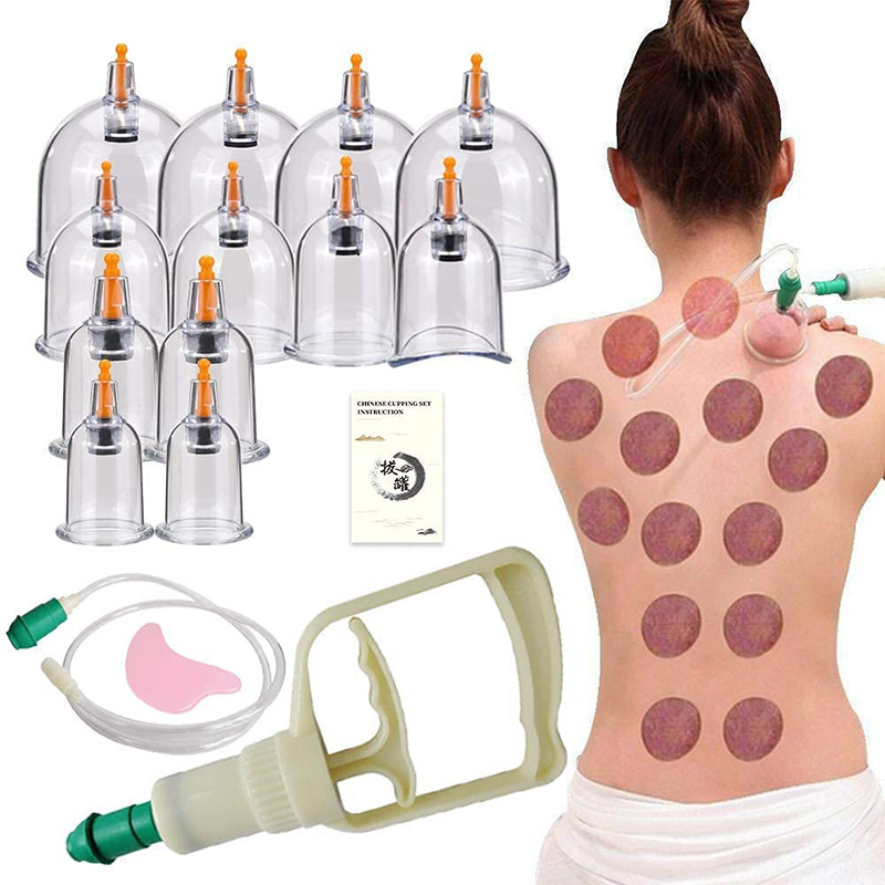 Cupping Therapy Set - Mangkuk penyedot vakum pijat 6or24 buah,