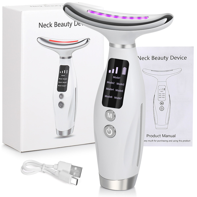Red Light Therapy Device - Alat Kecantikan Wajah Leher Arus Mikro
