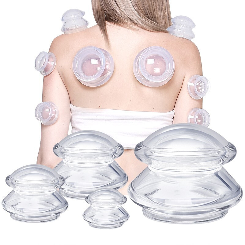 Cupping Therapy Set - Cangkir pijat tubuh silikon, cangkir pemijat