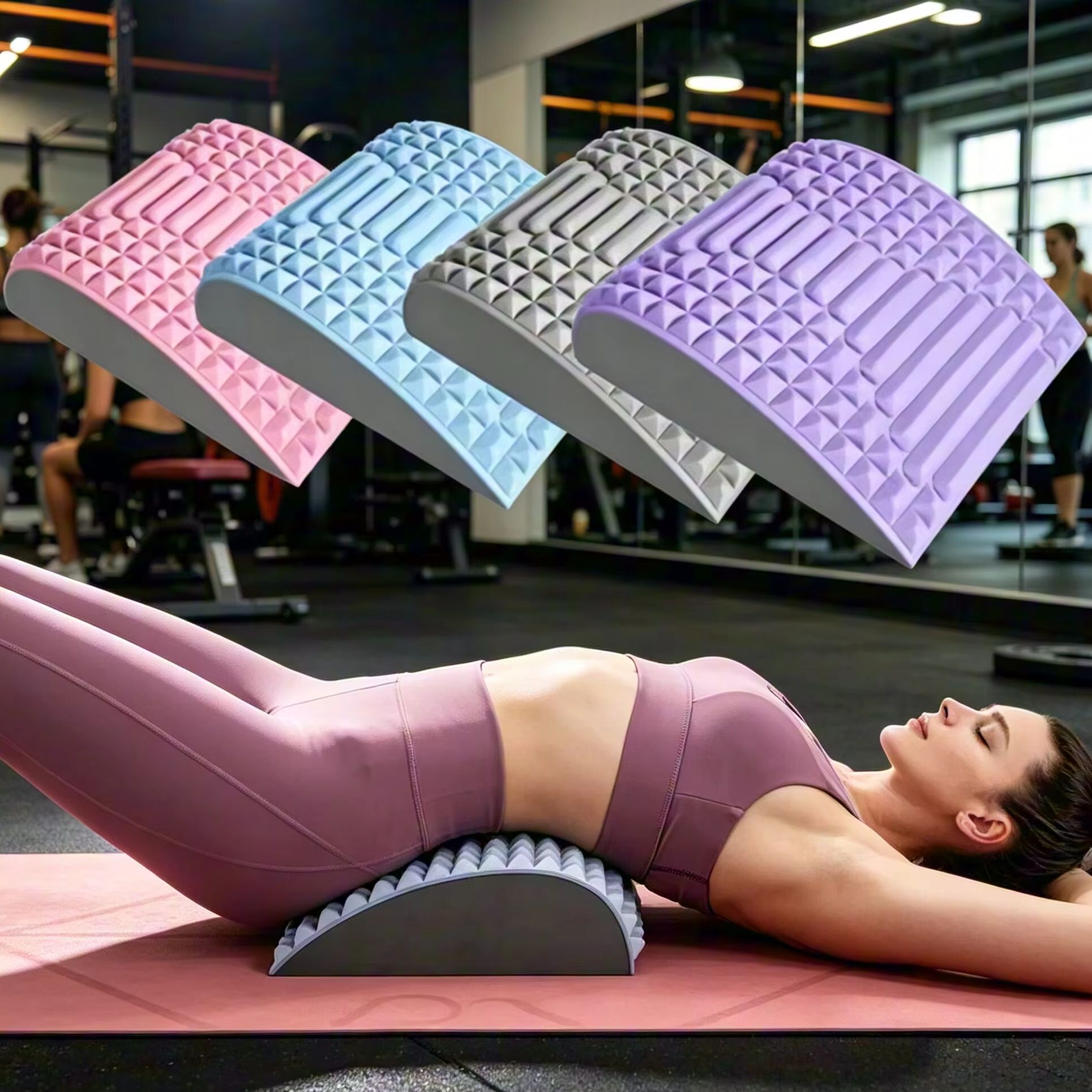 Posture Corrector Back Brace - Bantal Peregang Punggung Pijat Pinggang Penyangga