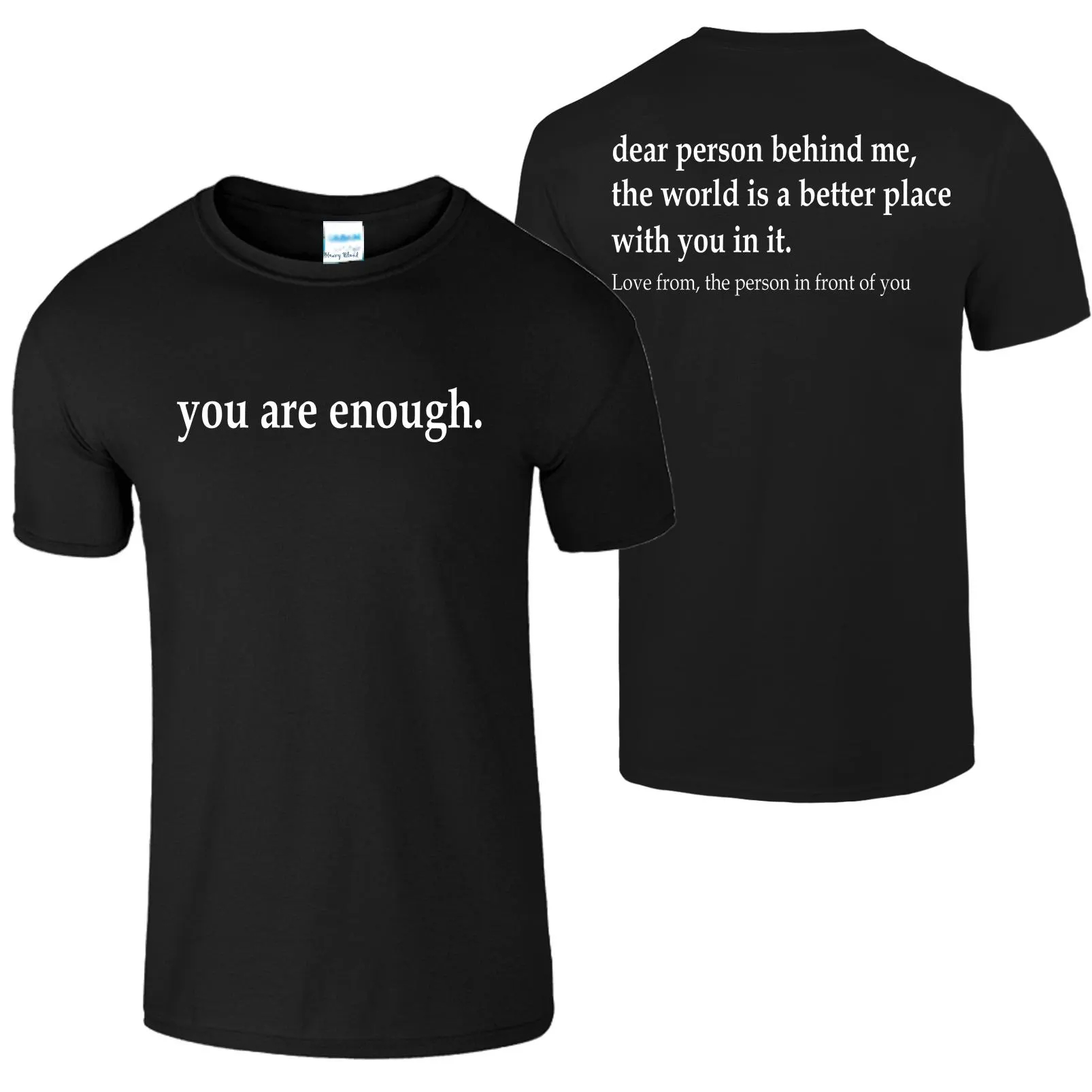 Kaos Dear Person Behind Me Per - Health Wellness Mental Health ulasan dan harga