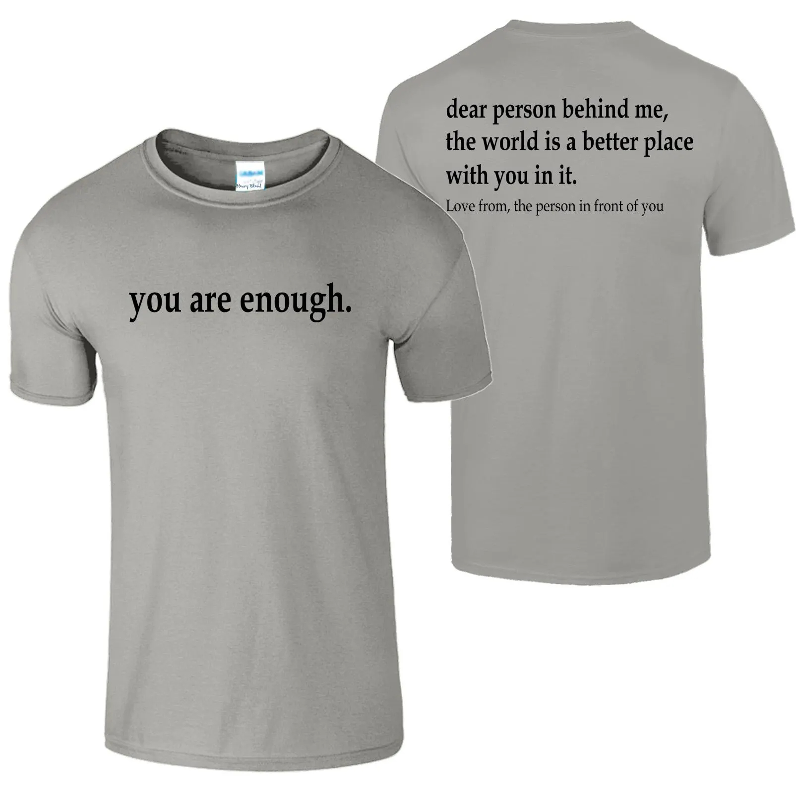 Kaos Dear Person Behind Me Per - Health Wellness Mental Health ulasan dan harga