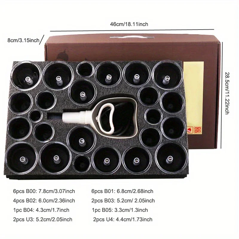 24 Cangkir Set Pijat Bekam Vak - Cupping Therapy Set ulasan dan harga