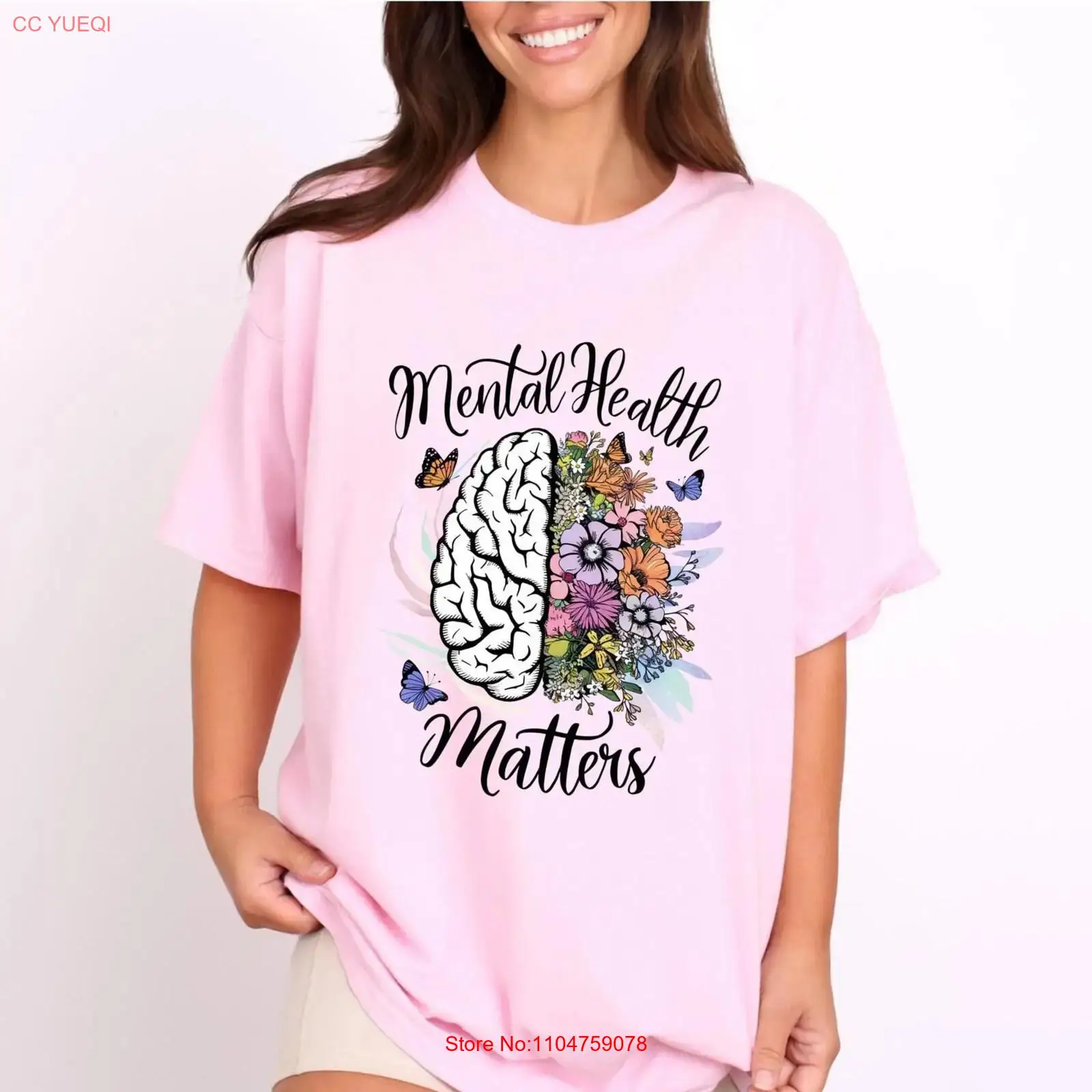 Kaos Mental Health Matters unt - Health Wellness Mental Health ulasan dan harga