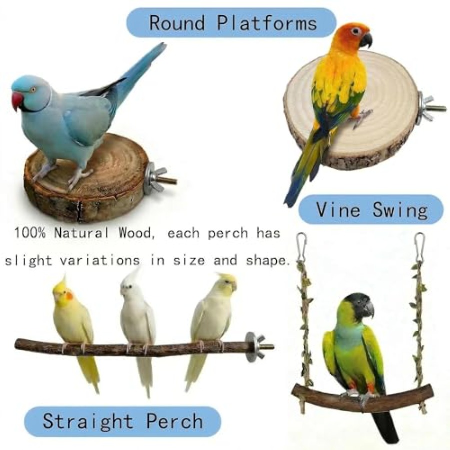 8PCS tempat bertengger burung  - Health & Wellness Unlimited ulasan dan harga