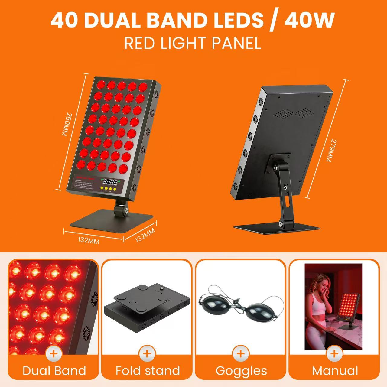 Panel Terapi LED Cahaya Merah  - Red Light Therapy Device ulasan dan harga